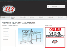 Tablet Screenshot of klrsystems.com